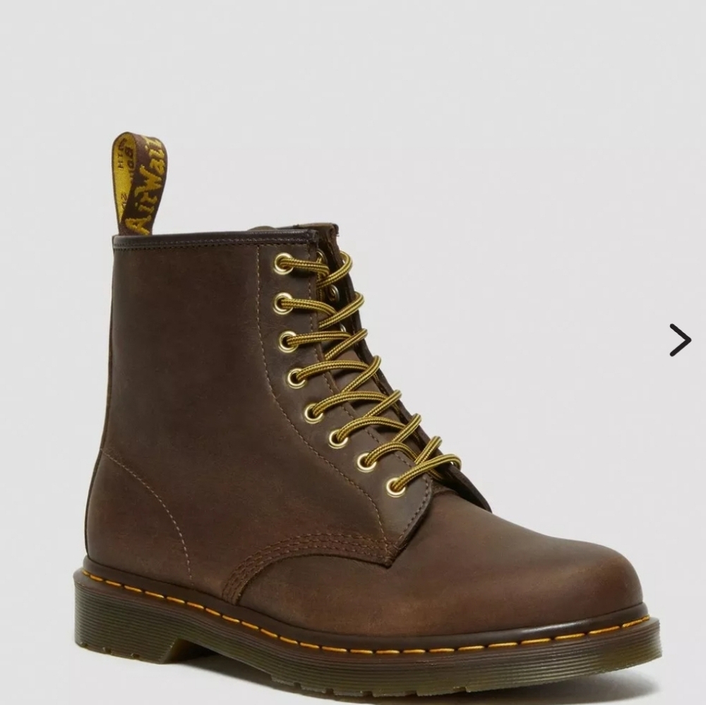 Dr. Martens 1460 Crazy Horse Leather Lace Up Boots